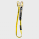 Guardian® External Shock Lanyard - Steel Snap Hook Connector (Single Leg)