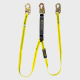 Guardian® External Shock Lanyard - Steel Snap Hook Connector (Twin Leg)