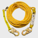 Guardian® Poly Steel Rope Vertical Lifeline Assembly with Shock Pack