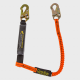 Guardian® Tiger Tail Stretch Lanyard - Steel Snap Hook Connector (Single Leg)