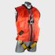 Guardian® Fall Protection Construction Tux Harness - Orange Back and Side D-Ring with PT Chest and PT Leg Buckles