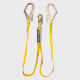 Guardian® Big Boss Extended Free Fall Lanyard - Steel Rebar Hook Connector (Twin Leg)