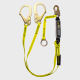 Guardian® Big Boss Extended Free Fall Lanyard - Steel Snap Hook Connector (Twin Leg with 18