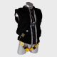 Guardian® Fall Protection Construction Tux Harness - Black Back and Side D-Ring with PT Chest and PT Leg Buckles