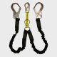 Guardian® Stretch Lanyard - Aluminum Rebar Hook Connector (Twin Leg)