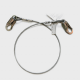 Guardian® Vinyl-Coated Galvanized Cable Choker Anchor (Snap Hook Ends)